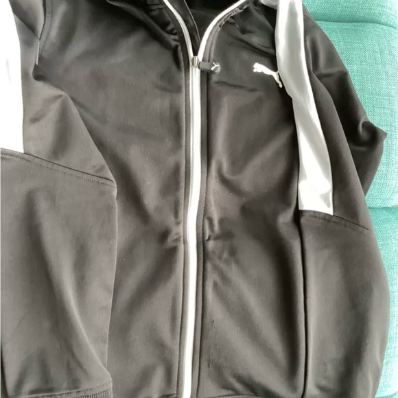 Jacket black and white. Boys 12/14 - Picture 2 of 2